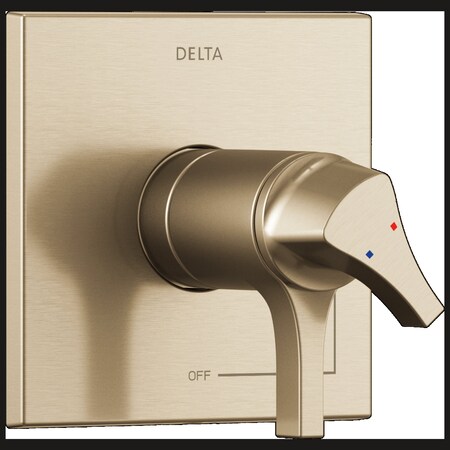 Delta Zura TempAssure® 17T Series Valve Only Trim Champagne Bronze T17T074-CZ